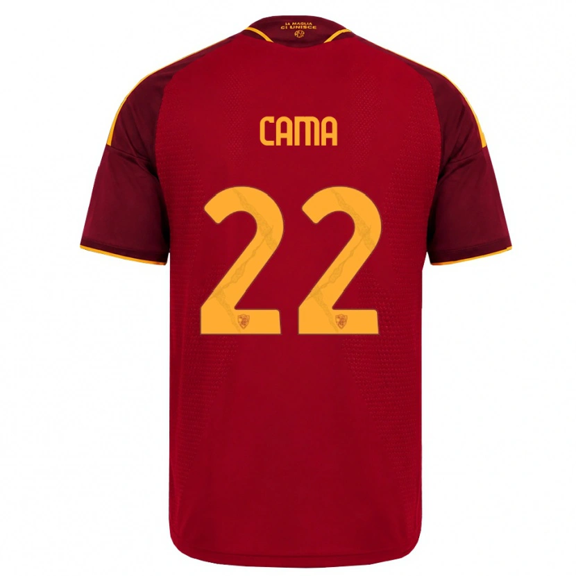Danxen Damen Cristian Cama #22 Rot Gold Gelb Heimtrikot Trikot 2026/27 T-Shirt