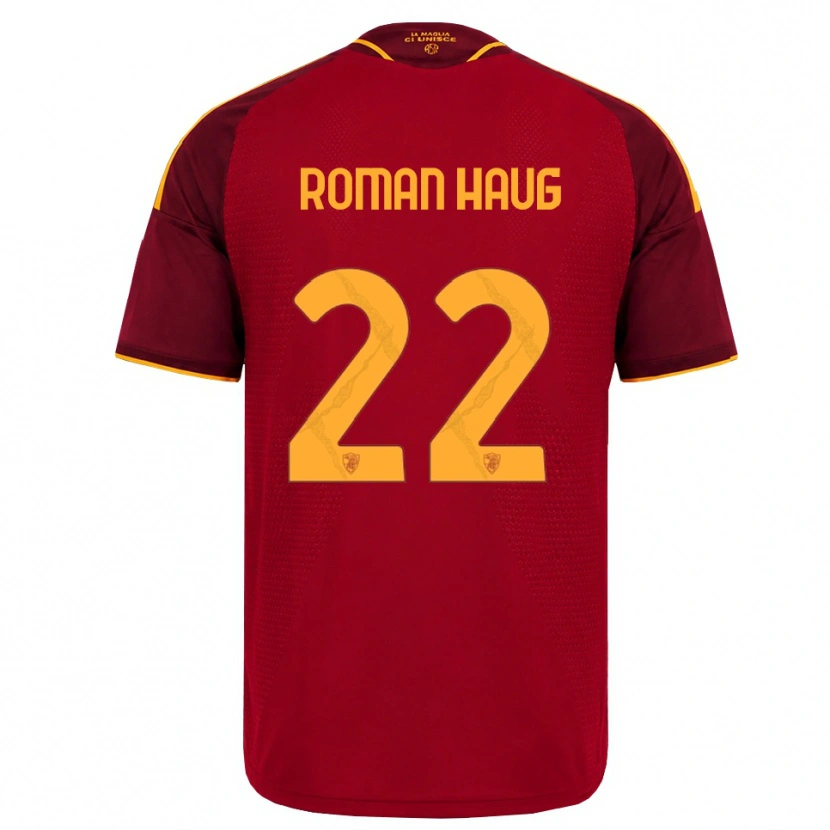 Danxen Damen Sophie Roman Haug #22 Rot Gold Gelb Heimtrikot Trikot 2026/27 T-Shirt