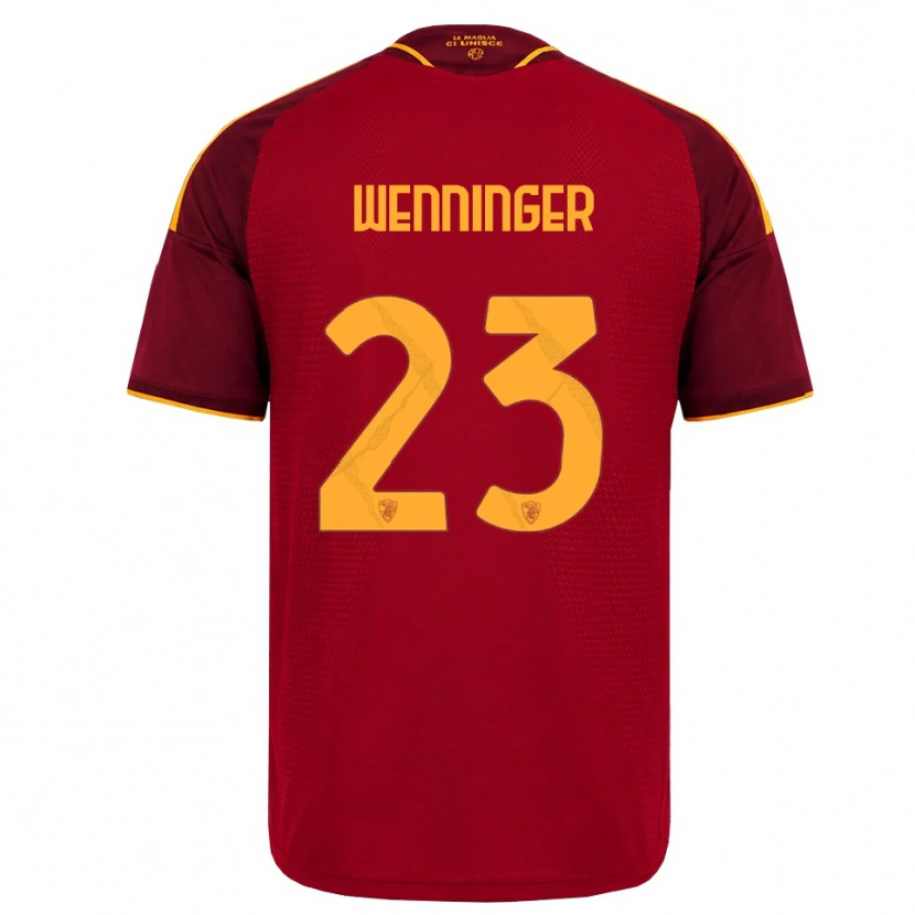 Danxen Damen Carina Wenninger #23 Rot Gold Gelb Heimtrikot Trikot 2026/27 T-Shirt