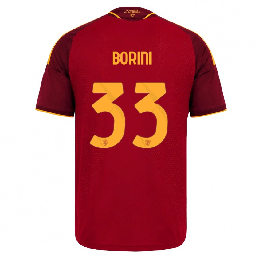 Danxen Damen Joyce Borini #33 Rot Gold Gelb Heimtrikot Trikot 2026/27 T-Shirt