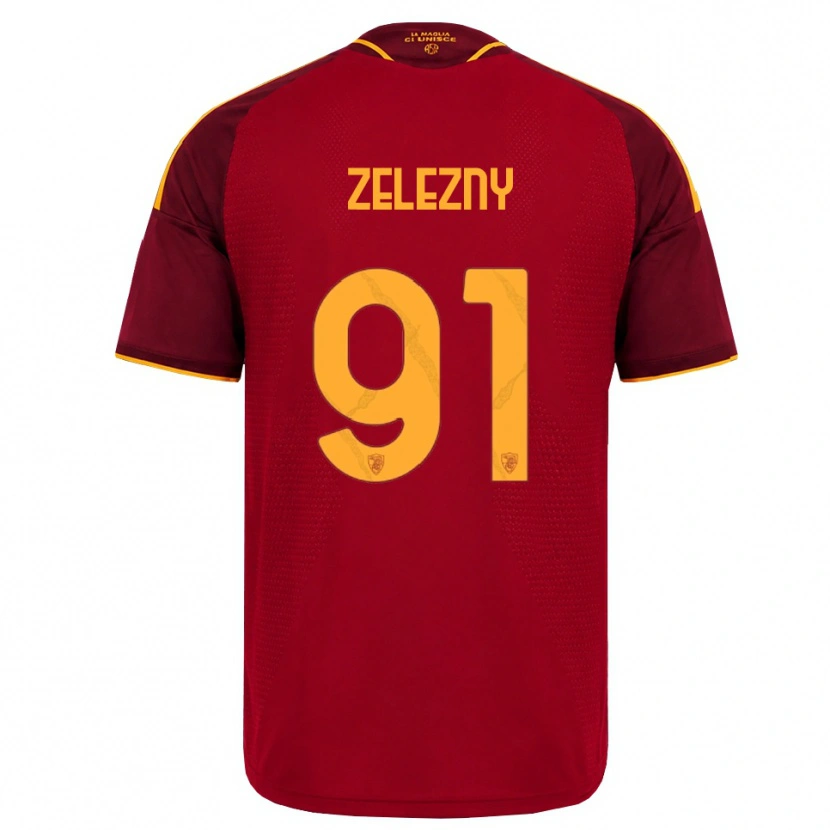 Danxen Damen Radoslaw Zelezny #91 Rot Gold Gelb Heimtrikot Trikot 2026/27 T-Shirt