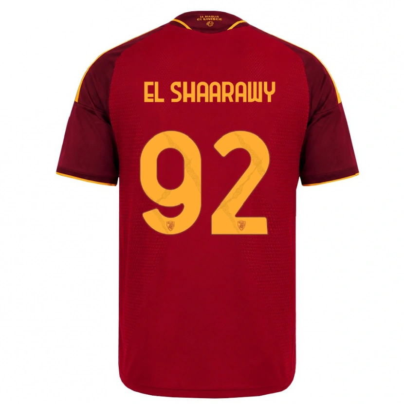 Danxen Damen Stephan El Shaarawy #92 Rot Gold Gelb Heimtrikot Trikot 2026/27 T-Shirt