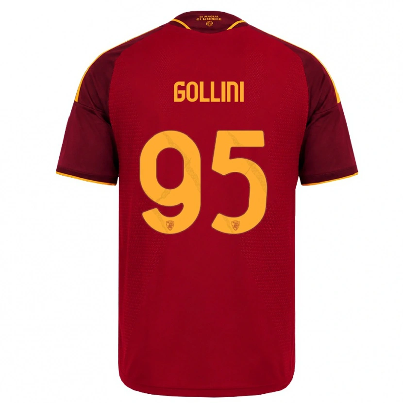 Danxen Damen Pierluigi Gollini #95 Rot Gold Gelb Heimtrikot Trikot 2026/27 T-Shirt