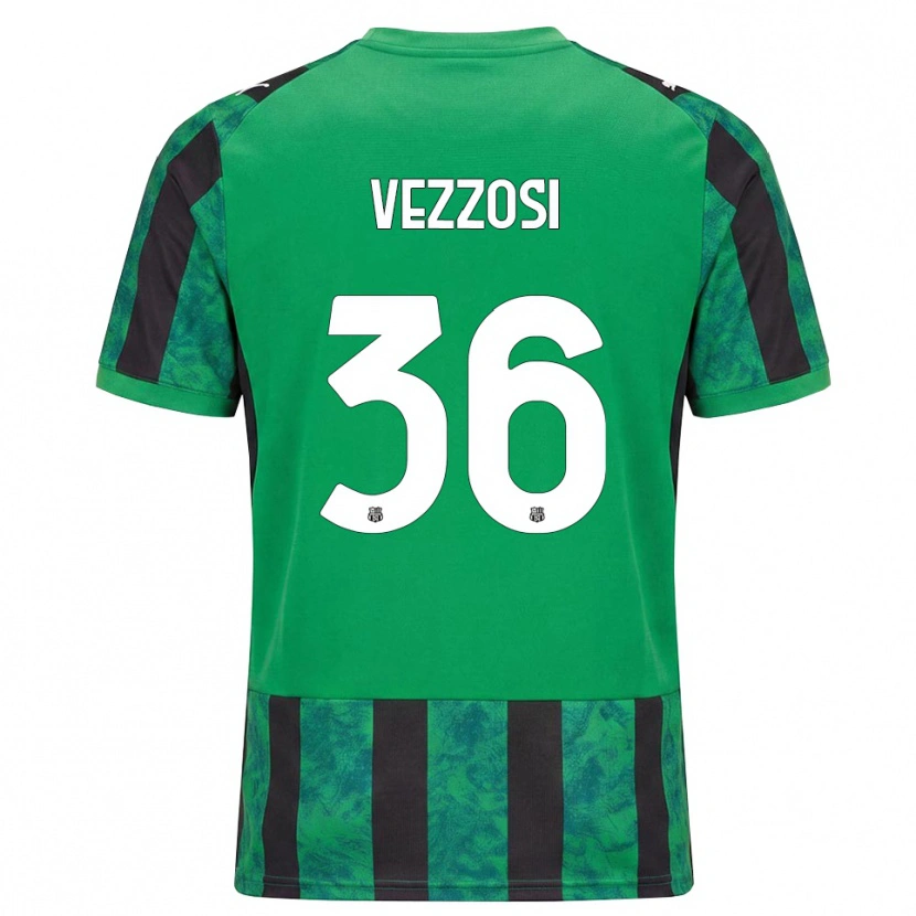 Danxen Damen Giorgio Vezzosi #36 Grün Schwarz Weiß Heimtrikot Trikot 2026/27 T-Shirt