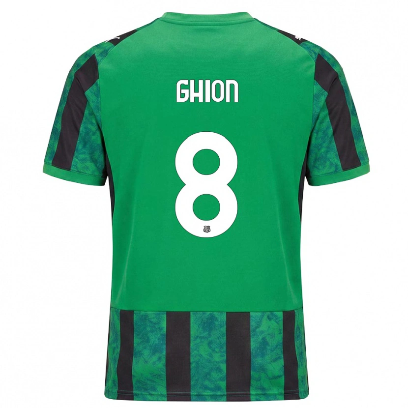 Danxen Damen Andrea Ghion #8 Grün Schwarz Weiß Heimtrikot Trikot 2026/27 T-Shirt