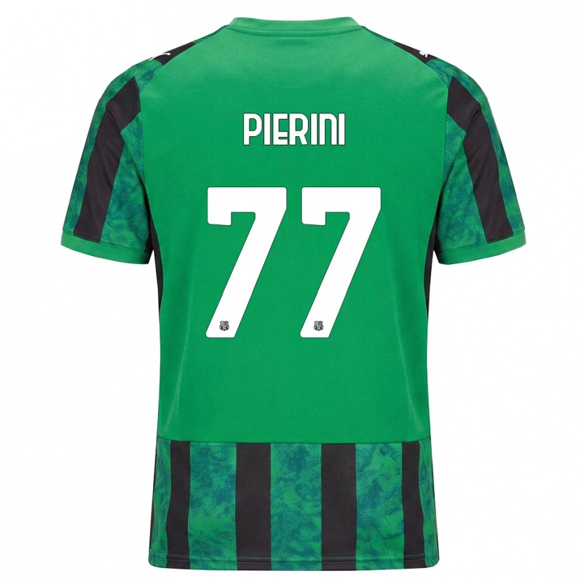 Danxen Damen Nicholas Pierini #77 Grün Schwarz Weiß Heimtrikot Trikot 2026/27 T-Shirt