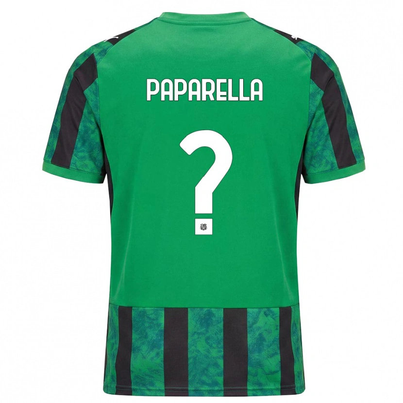 Danxen Damen Gioele Paparella #0 Grün Schwarz Weiß Heimtrikot Trikot 2026/27 T-Shirt