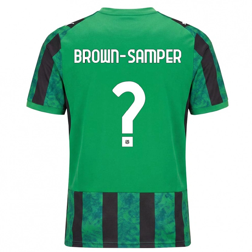 Danxen Damen Isaac Brown-Samper #0 Grün Schwarz Weiß Heimtrikot Trikot 2026/27 T-Shirt