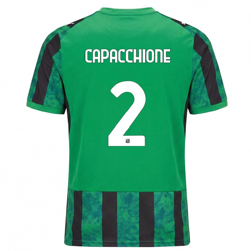 Danxen Damen Cristian Capacchione #2 Grün Schwarz Weiß Heimtrikot Trikot 2026/27 T-Shirt