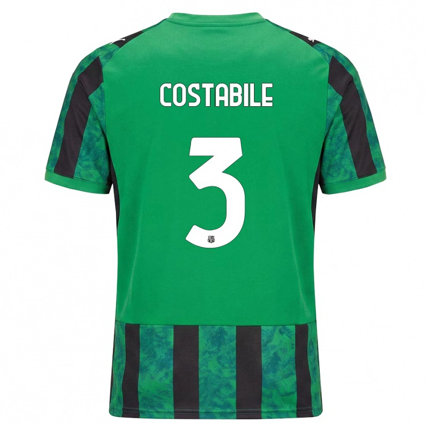 Danxen Damen Cristian Costabile #3 Grün Schwarz Weiß Heimtrikot Trikot 2026/27 T-Shirt