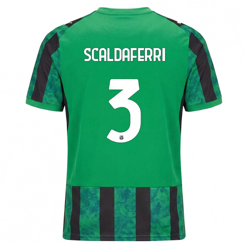 Danxen Damen Andrea Scaldaferri #3 Grün Schwarz Weiß Heimtrikot Trikot 2026/27 T-Shirt