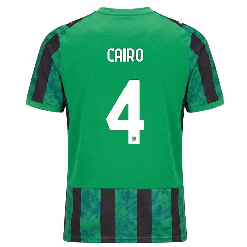 Danxen Damen Nicolas Cairo #4 Grün Schwarz Weiß Heimtrikot Trikot 2026/27 T-Shirt