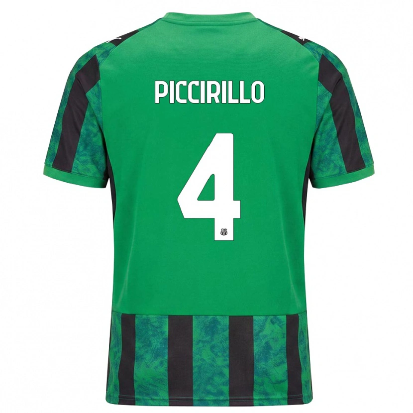 Danxen Damen Michele Piccirillo #4 Grün Schwarz Weiß Heimtrikot Trikot 2026/27 T-Shirt