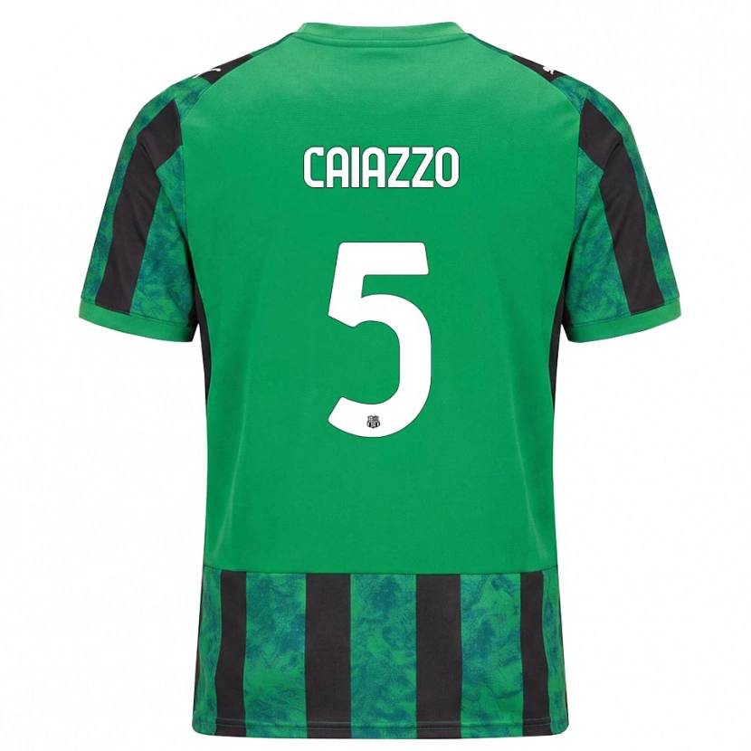 Danxen Damen Sara Caiazzo #5 Grün Schwarz Weiß Heimtrikot Trikot 2026/27 T-Shirt