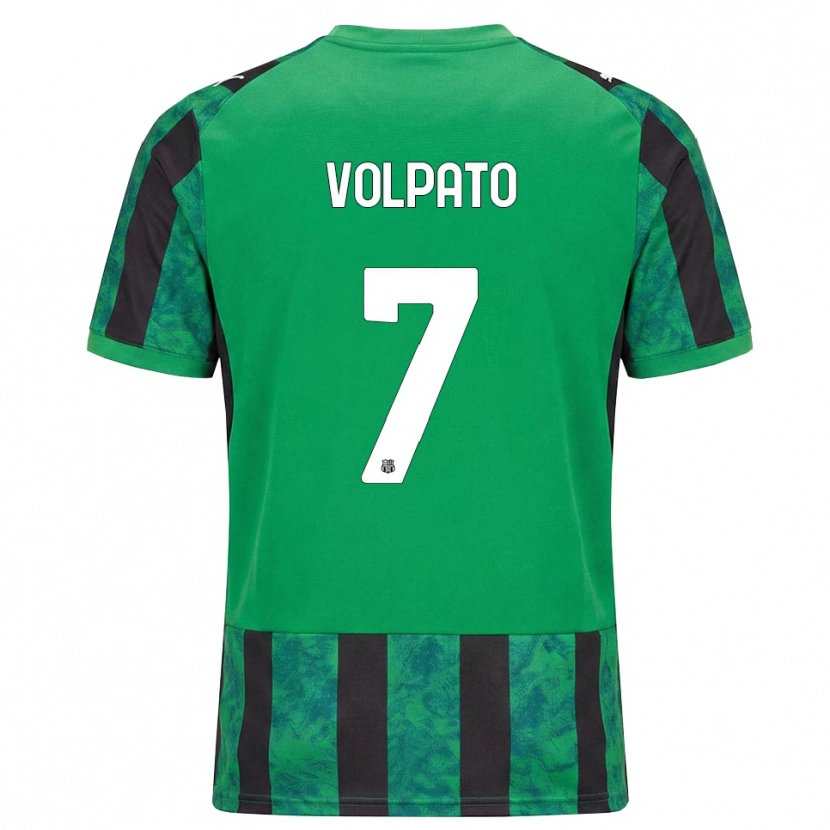 Danxen Damen Cristian Volpato #7 Grün Schwarz Weiß Heimtrikot Trikot 2026/27 T-Shirt