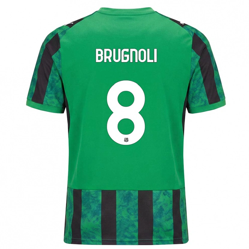 Danxen Damen Giuseppe Brugnoli #8 Grün Schwarz Weiß Heimtrikot Trikot 2026/27 T-Shirt