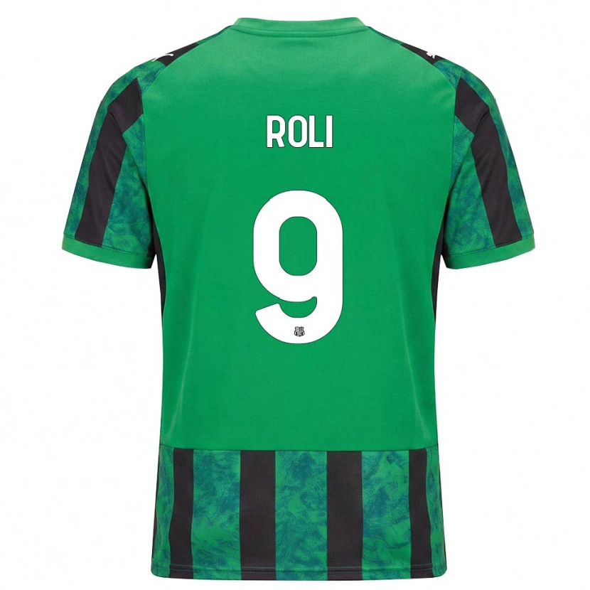 Danxen Damen Riccardo Roli #9 Grün Schwarz Weiß Heimtrikot Trikot 2026/27 T-Shirt