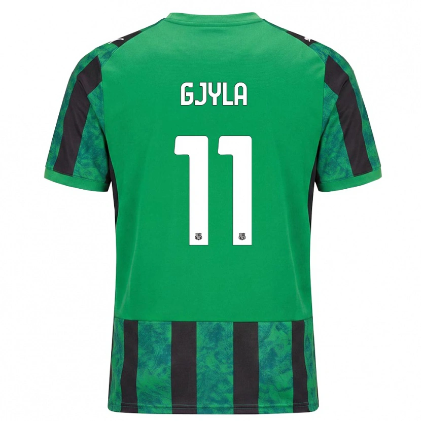 Danxen Damen Briajan Gjyla #11 Grün Schwarz Weiß Heimtrikot Trikot 2026/27 T-Shirt