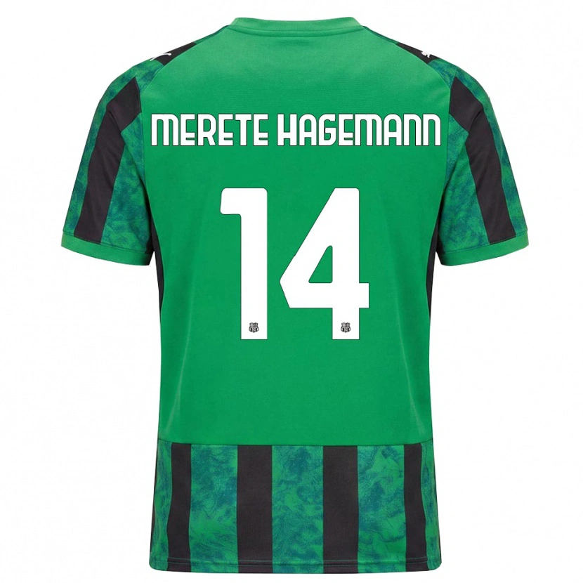 Danxen Damen Maja Merete Hagemann #14 Grün Schwarz Weiß Heimtrikot Trikot 2026/27 T-Shirt