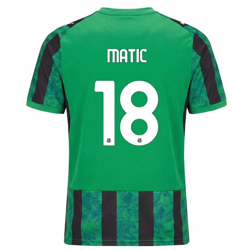 Danxen Damen Nemanja Matić #18 Grün Schwarz Weiß Heimtrikot Trikot 2026/27 T-Shirt