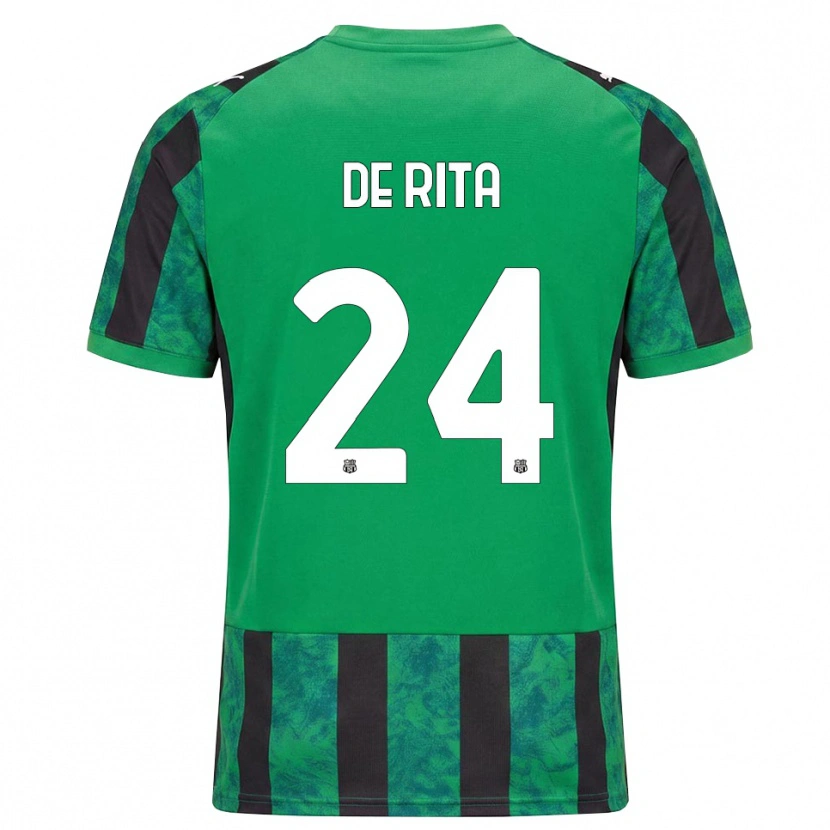 Danxen Damen Aurora De Rita #24 Grün Schwarz Weiß Heimtrikot Trikot 2026/27 T-Shirt