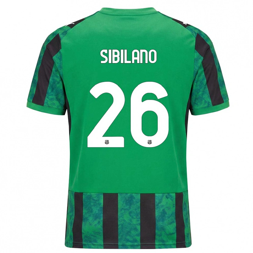 Danxen Damen Alessio Sibilano #26 Grün Schwarz Weiß Heimtrikot Trikot 2026/27 T-Shirt