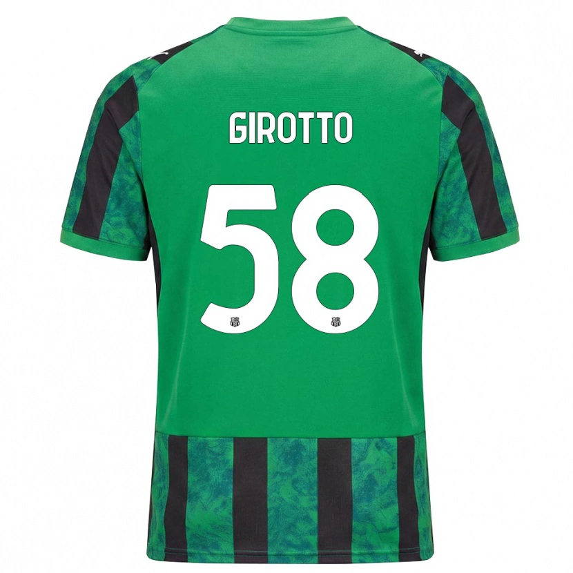 Danxen Damen Emma Girotto #58 Grün Schwarz Weiß Heimtrikot Trikot 2026/27 T-Shirt
