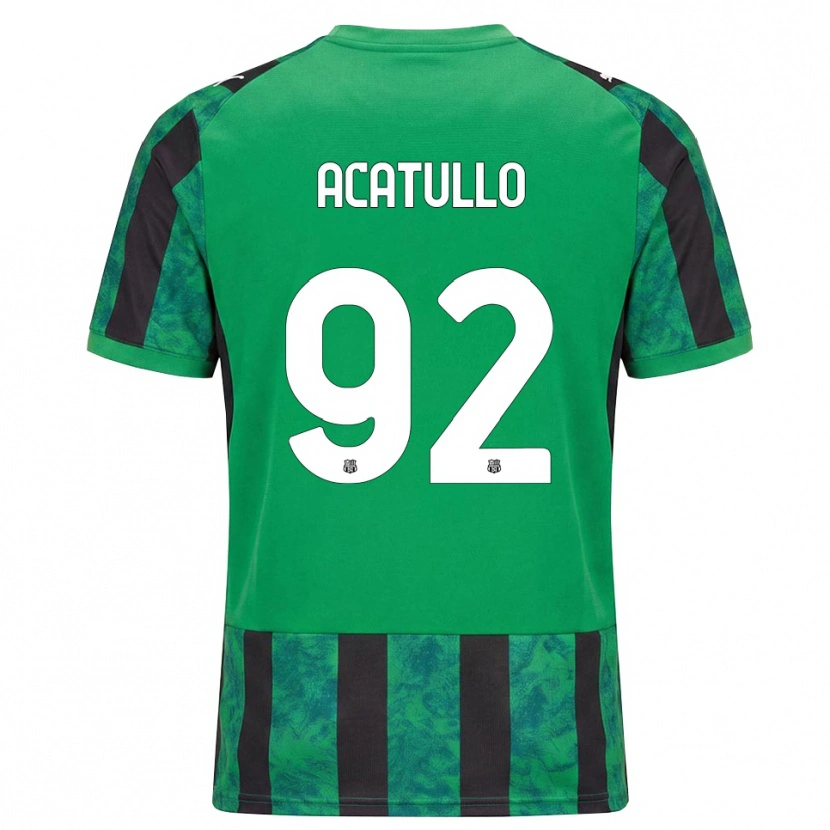 Danxen Damen Cristian Acatullo #92 Grün Schwarz Weiß Heimtrikot Trikot 2026/27 T-Shirt