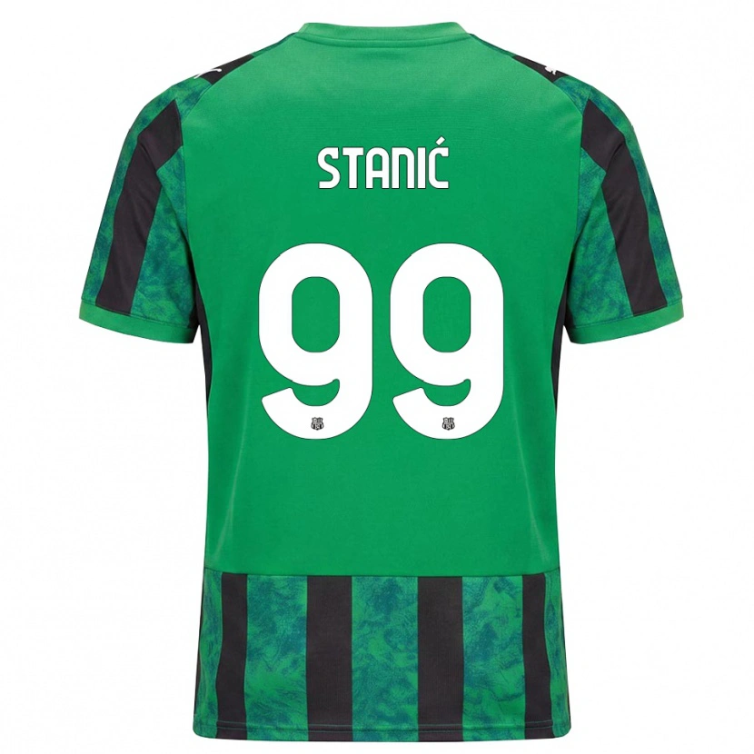 Danxen Damen Paulina Stanić #99 Grün Schwarz Weiß Heimtrikot Trikot 2026/27 T-Shirt