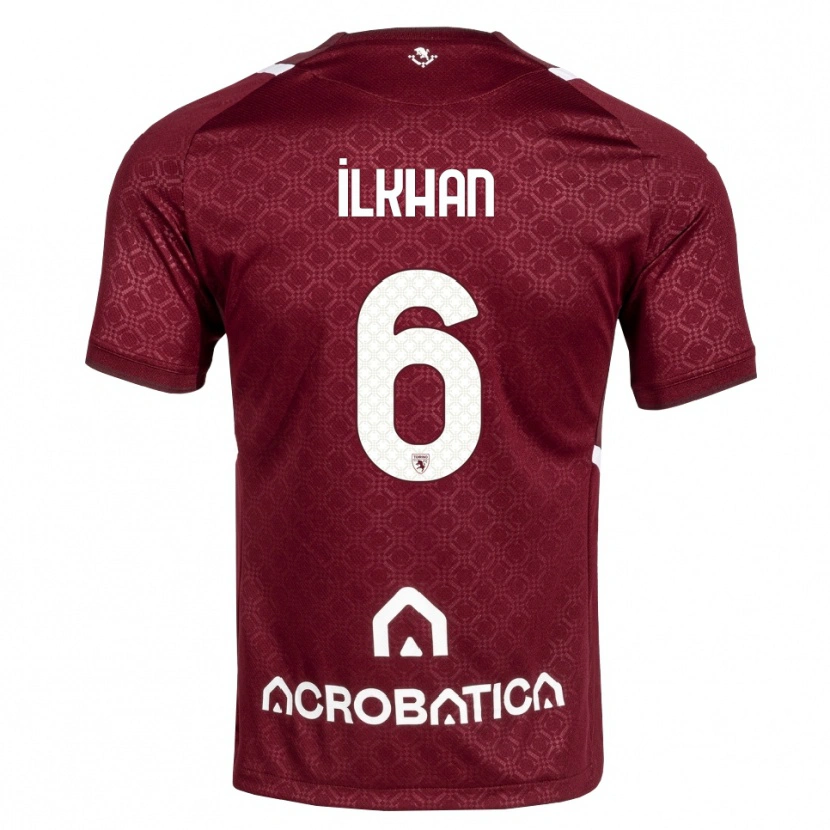 Danxen Damen Emirhan İlkhan #6 Burgund Weiß Heimtrikot Trikot 2026/27 T-Shirt