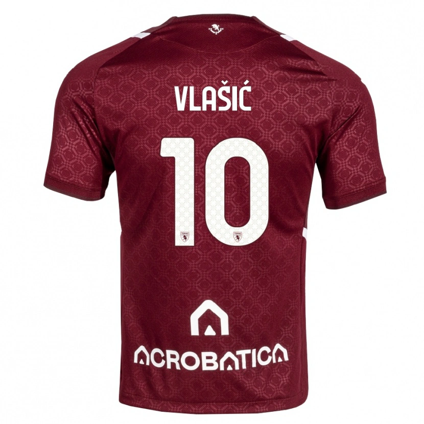 Danxen Damen Nikola Vlašić #10 Burgund Weiß Heimtrikot Trikot 2026/27 T-Shirt