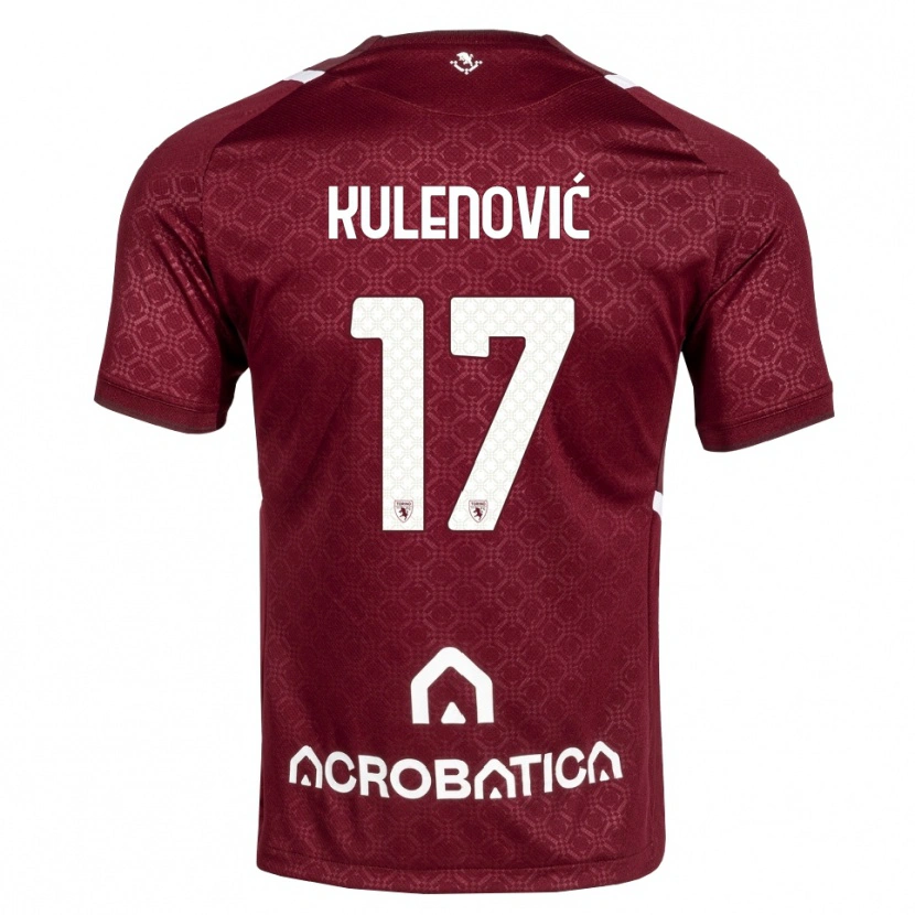Danxen Damen Sandro Kulenović #17 Burgund Weiß Heimtrikot Trikot 2026/27 T-Shirt