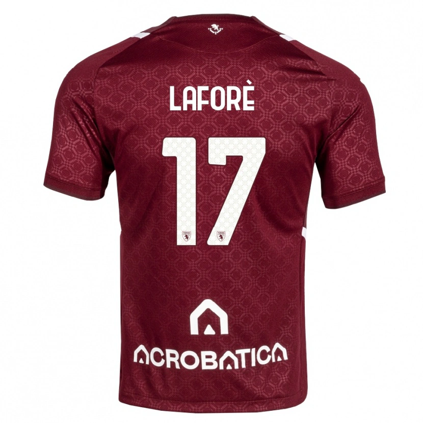Danxen Damen Bladis Laforè #17 Burgund Weiß Heimtrikot Trikot 2026/27 T-Shirt
