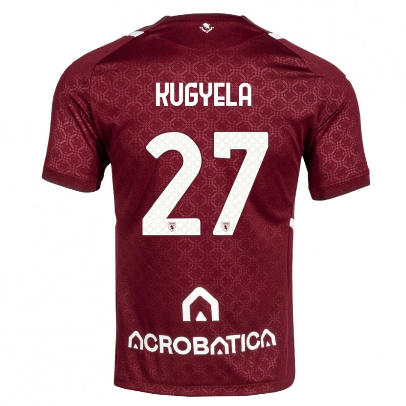 Danxen Damen Zalán Kugyela #27 Burgund Weiß Heimtrikot Trikot 2026/27 T-Shirt