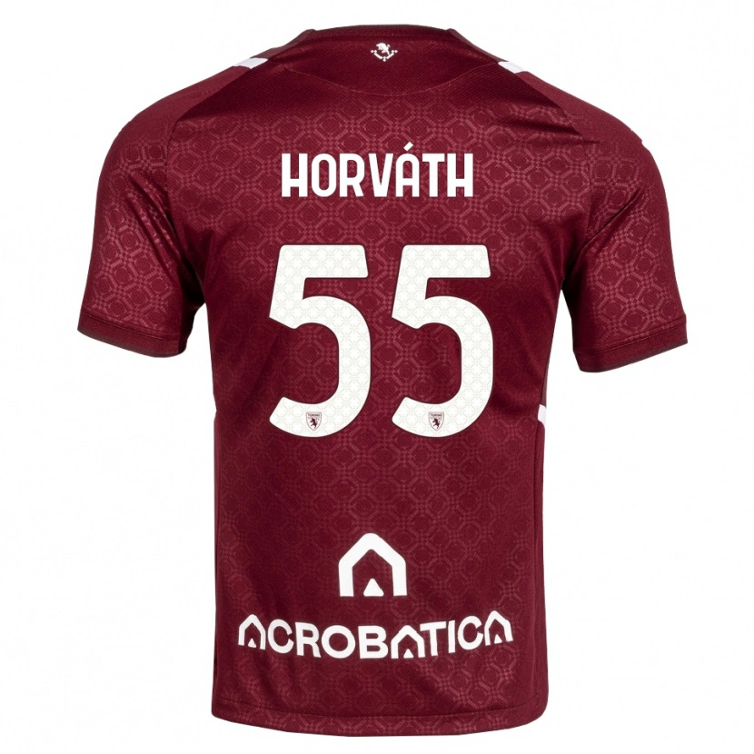 Danxen Damen Krisztofer Horváth #55 Burgund Weiß Heimtrikot Trikot 2026/27 T-Shirt