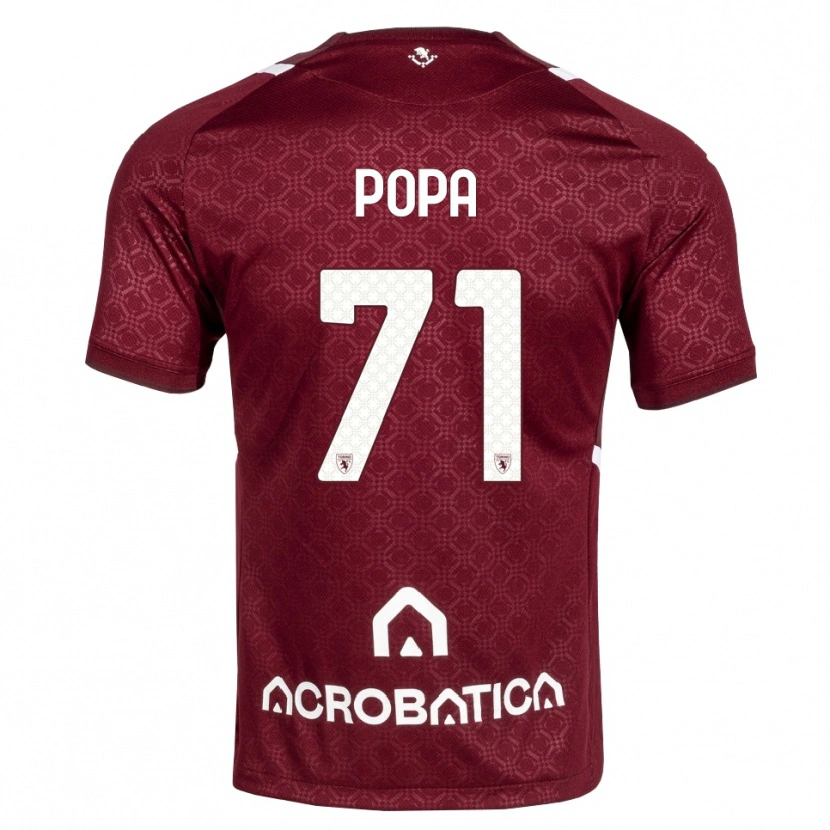 Danxen Damen Mihai Popa #71 Burgund Weiß Heimtrikot Trikot 2026/27 T-Shirt