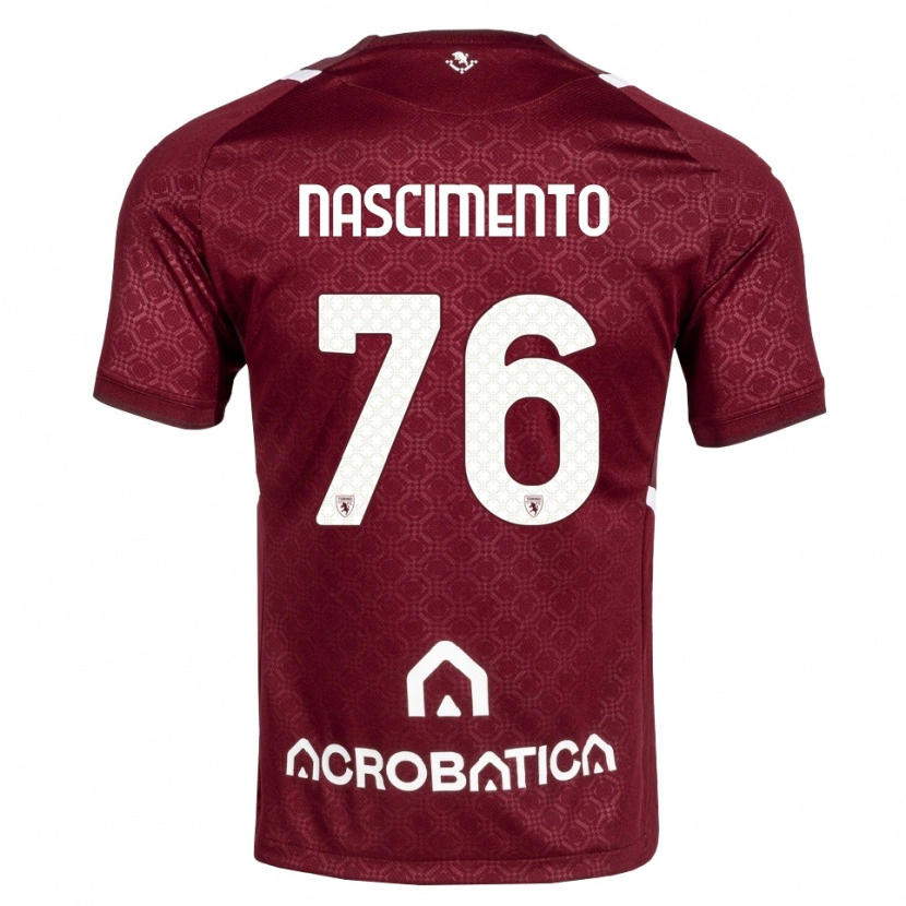 Danxen Damen Sandro Nascimento #76 Burgund Weiß Heimtrikot Trikot 2026/27 T-Shirt