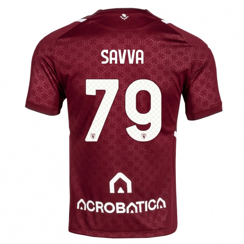 Danxen Damen Zanos Savva #79 Burgund Weiß Heimtrikot Trikot 2026/27 T-Shirt