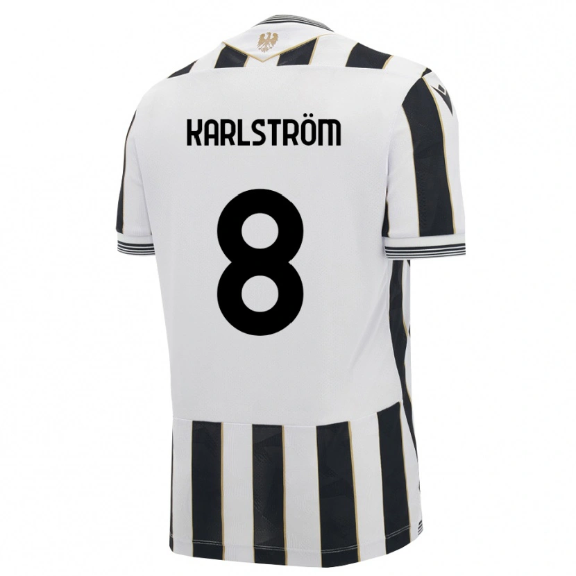 Danxen Damen Jesper Karlström #8 Schwarz Weiß Pink Heimtrikot Trikot 2026/27 T-Shirt