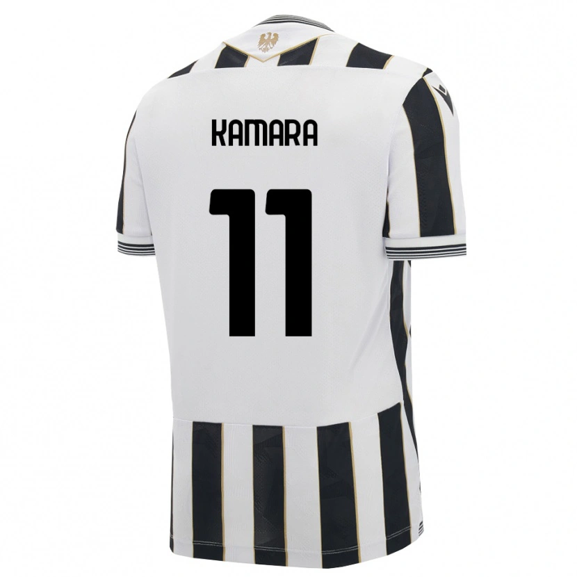 Danxen Damen Hassane Kamara #11 Schwarz Weiß Pink Heimtrikot Trikot 2026/27 T-Shirt