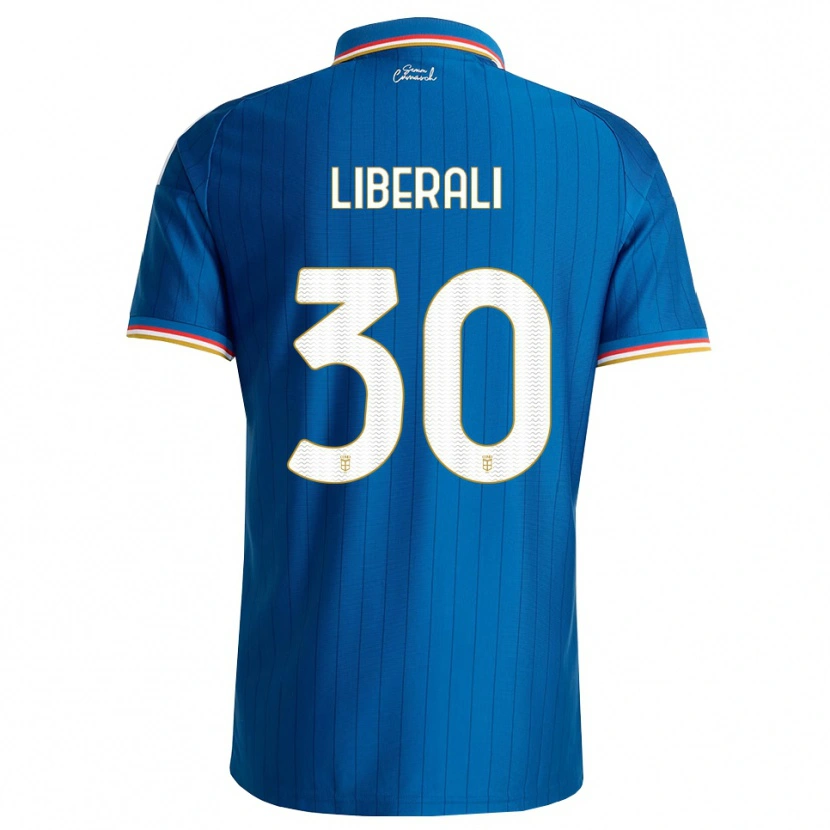 Danxen Damen Mattia Liberali #30 Blau Weiß Rot Heimtrikot Trikot 2026/27 T-Shirt