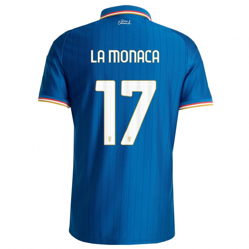 Danxen Damen Michael La Monaca #17 Blau Weiß Rot Heimtrikot Trikot 2026/27 T-Shirt