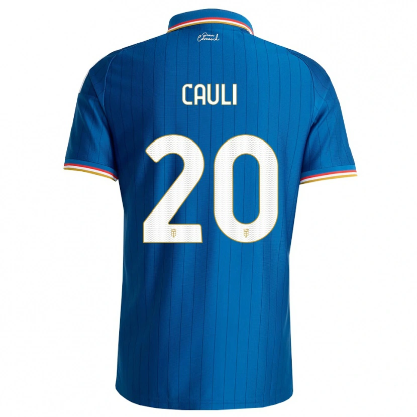 Danxen Damen Achille Cauli #20 Blau Weiß Rot Heimtrikot Trikot 2026/27 T-Shirt