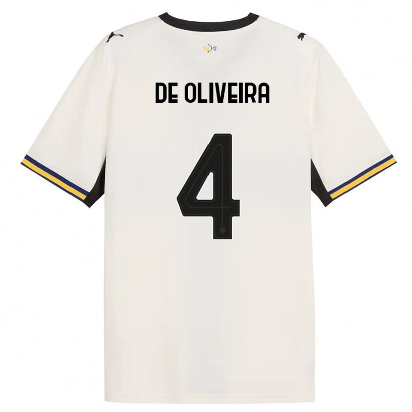Danxen Damen Luca De Oliveira #4 Creme Schwarz Gelb Heimtrikot Trikot 2026/27 T-Shirt
