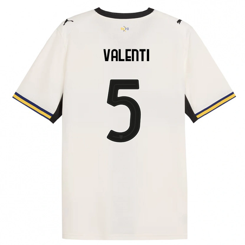 Danxen Damen Lautaro Valenti #5 Creme Schwarz Gelb Heimtrikot Trikot 2026/27 T-Shirt