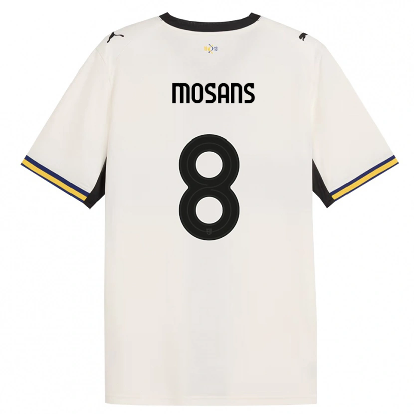 Danxen Damen Kristaps Mosans #8 Creme Schwarz Gelb Heimtrikot Trikot 2026/27 T-Shirt