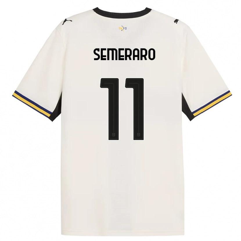 Danxen Damen Riccardo Semeraro #11 Creme Schwarz Gelb Heimtrikot Trikot 2026/27 T-Shirt