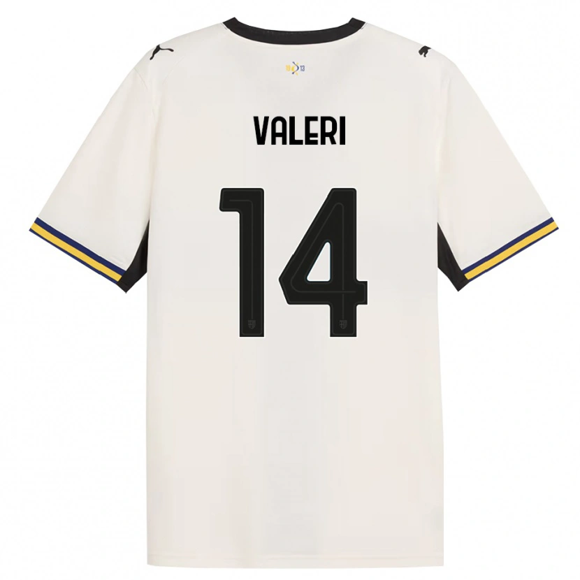 Danxen Damen Emanuele Valeri #14 Creme Schwarz Gelb Heimtrikot Trikot 2026/27 T-Shirt