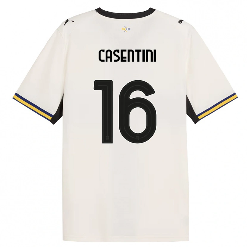 Danxen Damen Gabriele Casentini #16 Creme Schwarz Gelb Heimtrikot Trikot 2026/27 T-Shirt