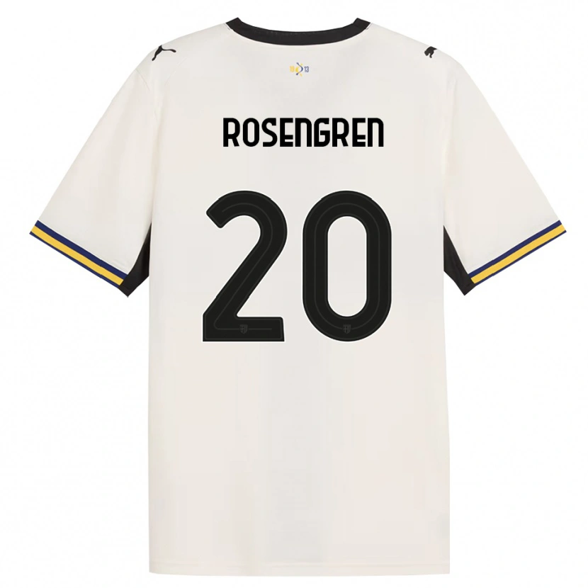 Danxen Damen Lukas Rosengren #20 Creme Schwarz Gelb Heimtrikot Trikot 2026/27 T-Shirt